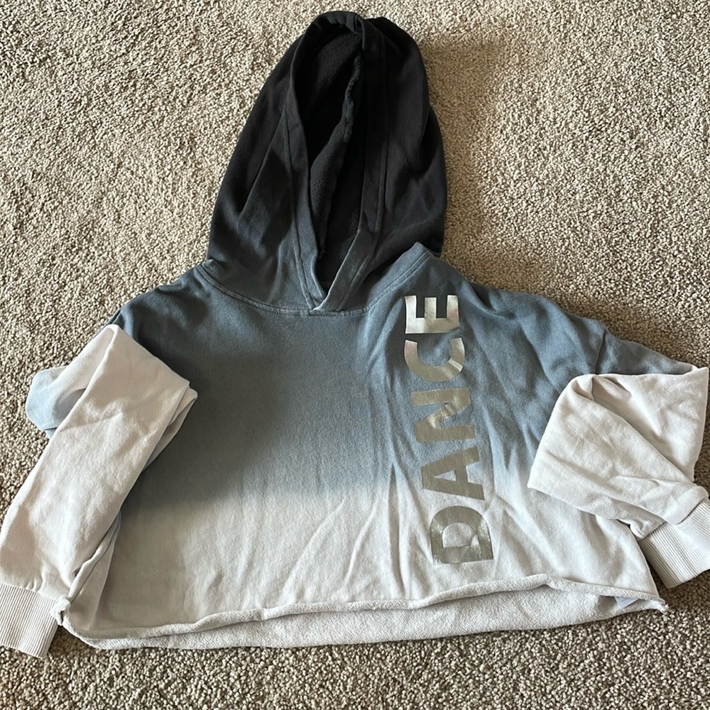 Girls dance crop hoodie size 8